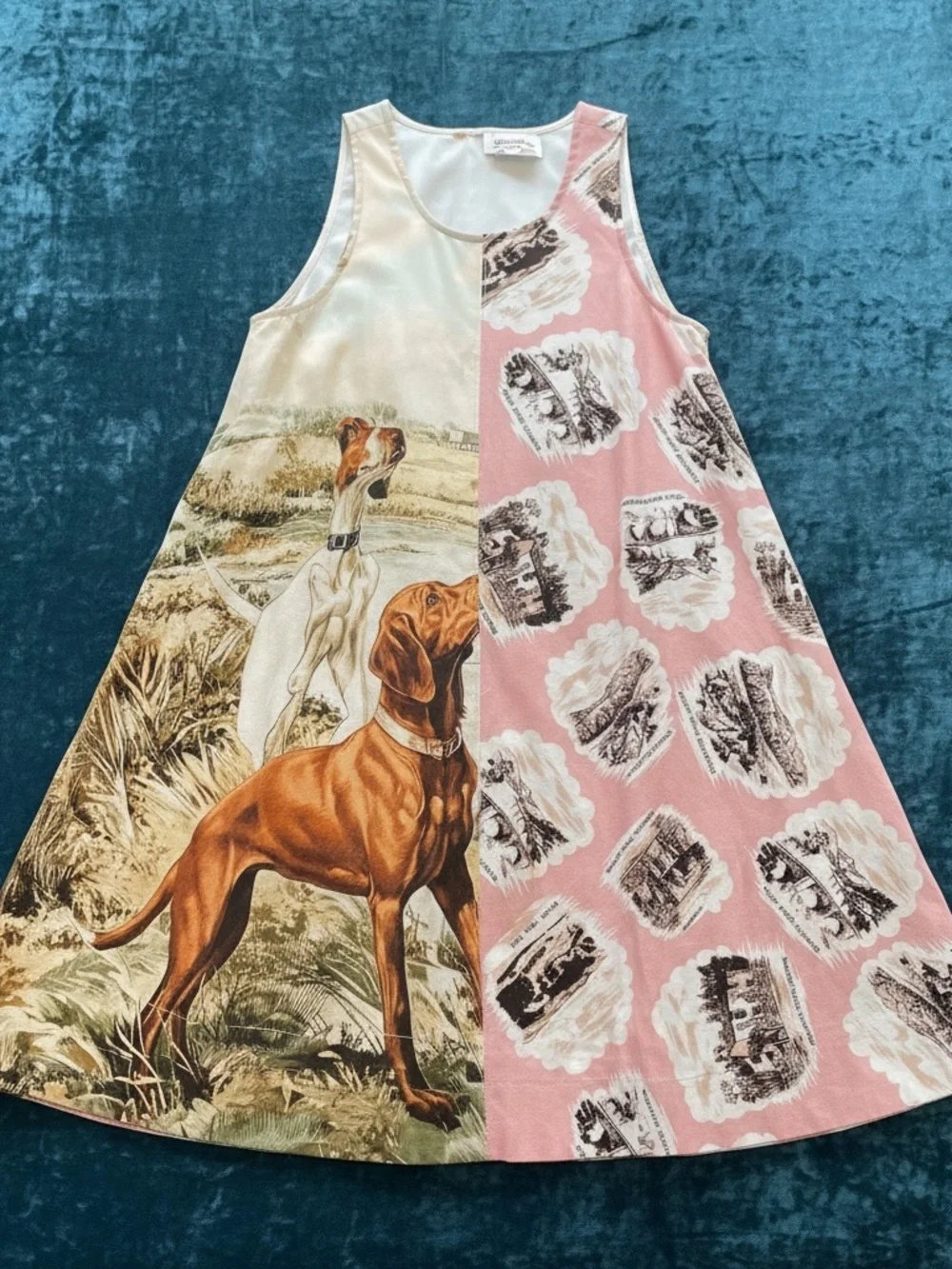 NWT Maeve for Anthropologie Keiko Mini Dress Dogs Medium - Picture 4 of 6